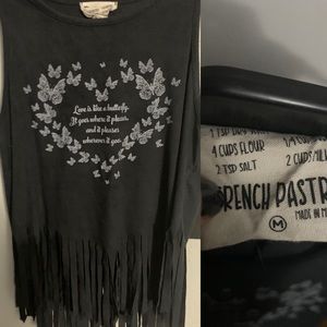 Fringe tank top